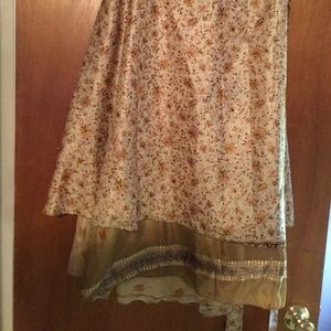 Silk (80%) Wrap Around Skirt NWOT
